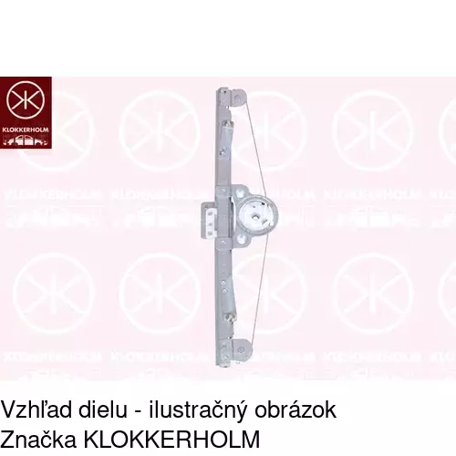 Elektrický mechanizmus okna dverí 3035PSE2 /POLCAR/ - obr. 1