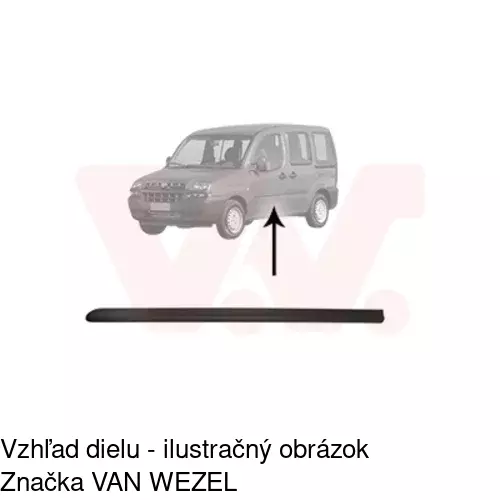 Lišta dverí 30400032 /POLCAR/