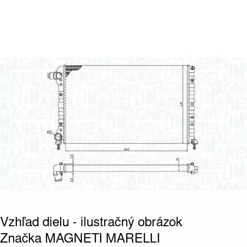 Chladiče vody 304008-3 /POLCAR/ - obr. 1
