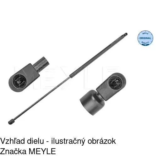 Plynová pružina 3040ABD /POLCAR/ - obr. 2