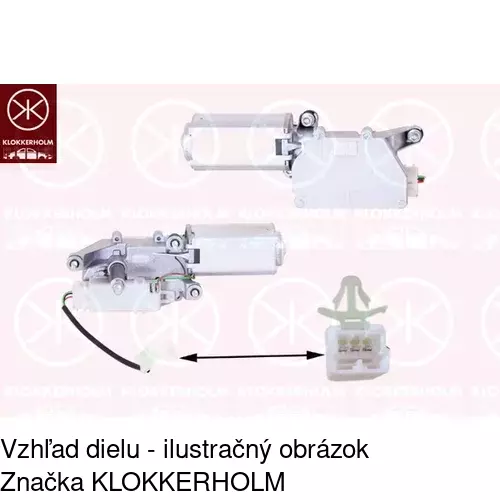Motorček stieračov POLCAR 3040SWT1