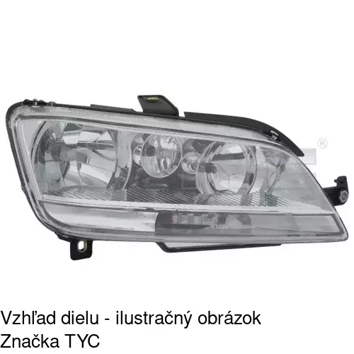Hlavný reflektor POLCAR 3044102U