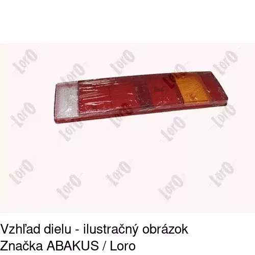Tienidlo zadného svetla 3050873E /POLCAR/ - obr. 1