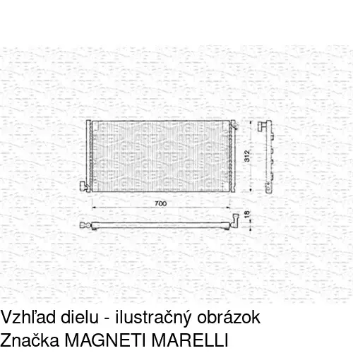 Chladiče klimatizácie POLCAR 3052K81X