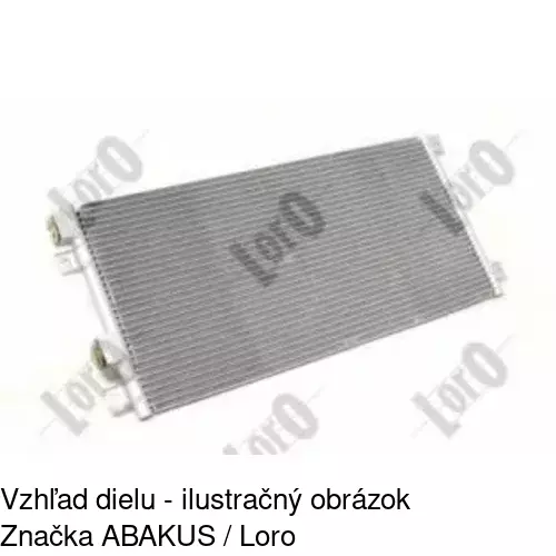 Chladiče klimatizácie 3052K8C2S /POLCAR/ - obr. 2