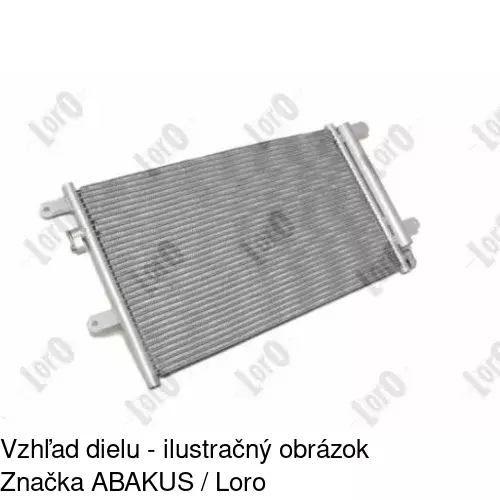 Chladiče klimatizácie 3052K8C3S /POLCAR/ - obr. 2