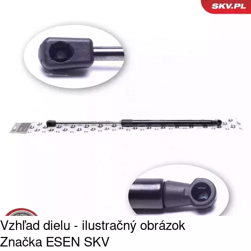 Plynová pružina 3065AB /POLCAR/ - obr. 3