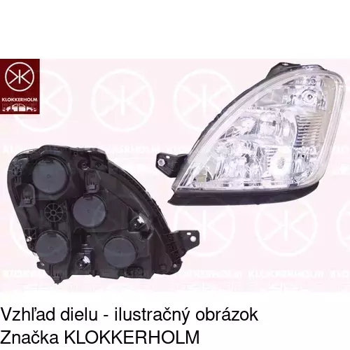 Hlavný reflektor 3080090E /POLCAR/ - obr. 1