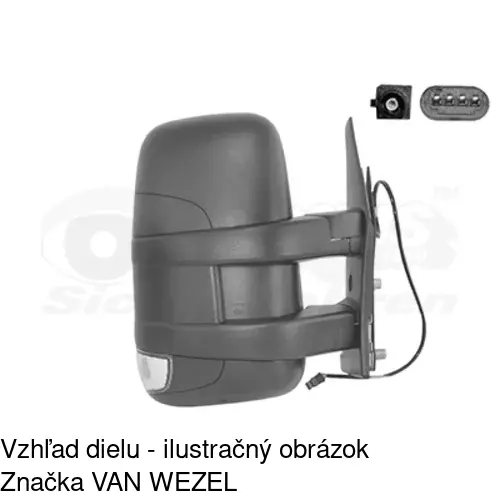 Vonkajšie zrkadlo 3080521M /POLCAR/ - obr. 4