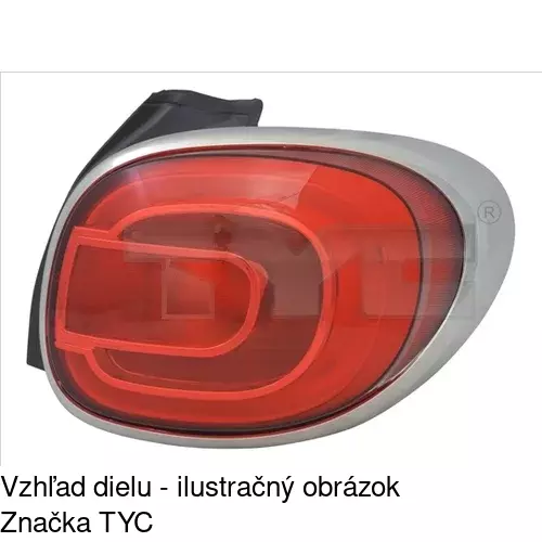 Zadné svetlo POLCAR 30L188-U