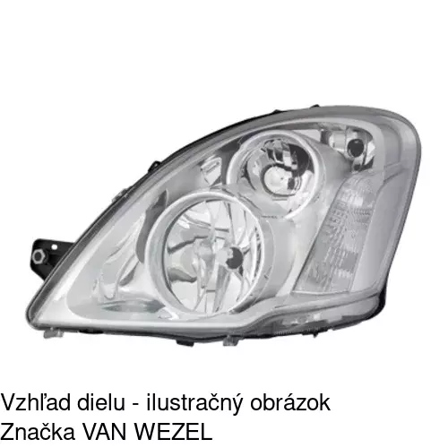 Hlavný reflektor 30N109-U /POLCAR/ - obr. 5