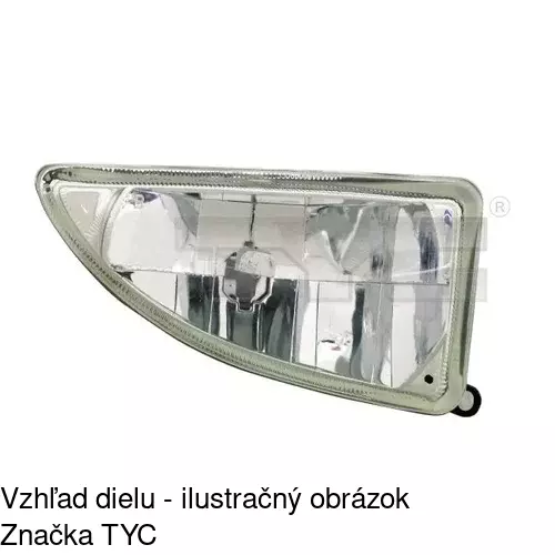 Hmlové svetlo - predné 320129-E /POLCAR/ - obr. 5
