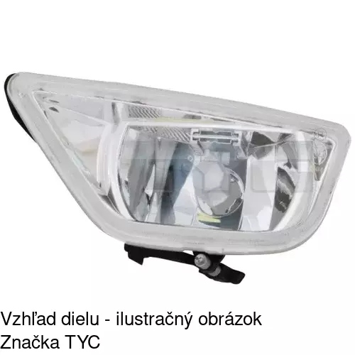 Hmlové svetlo - predné POLCAR 3201291T