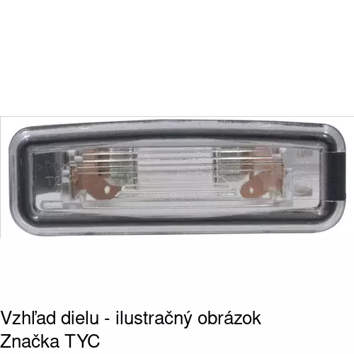 Svetlo na osvetlenie evidenčného čísla 3201958E /POLCAR/ - obr. 2