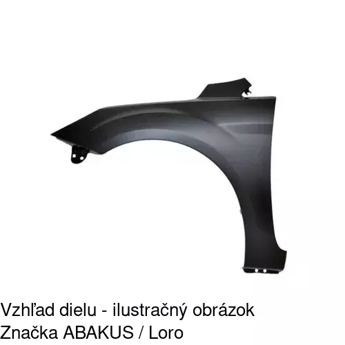 Predný blatník 320201-J /POLCAR/ - obr. 2