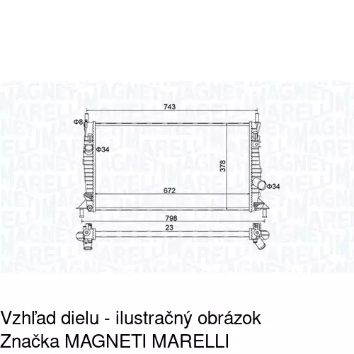 Chladiče vody 3202082X /POLCAR/ - obr. 1
