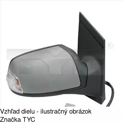 Vonkajšie zrkadlo 3202518E /POLCAR/ - obr. 1