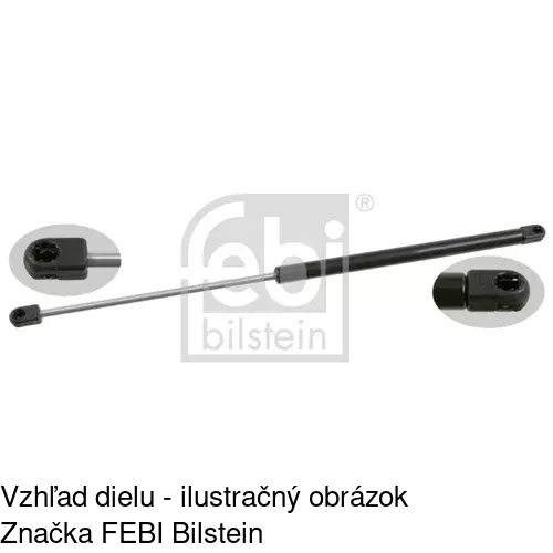 Plynová pružina 3206AB6 /POLCAR/ - obr. 1