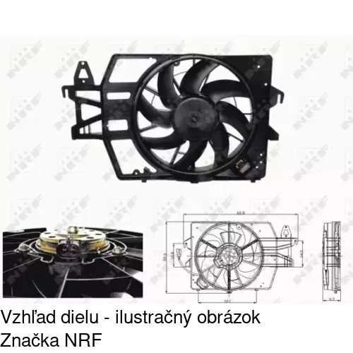 Ventilátory chladičov 320723W3 /POLCAR/ - obr. 1