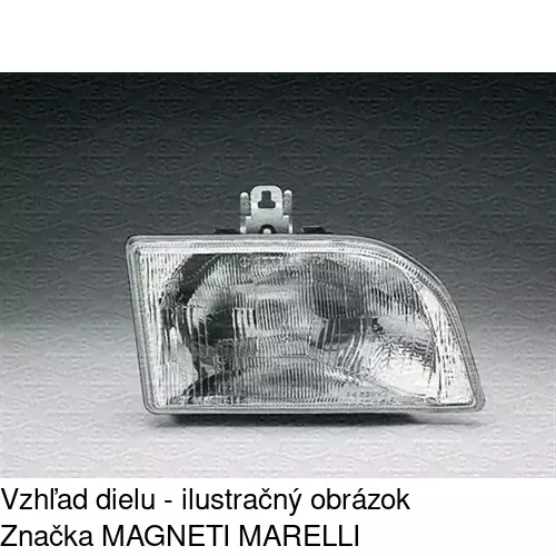 Hlavný reflektor 3209102E /POLCAR/ - obr. 2