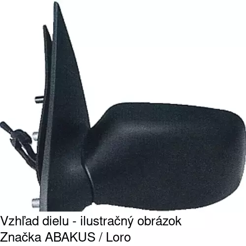 Vonkajšie zrkadlo 3209512M /POLCAR/ - obr. 2