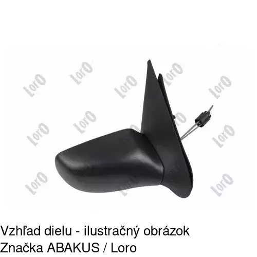 Vonkajšie zrkadlo 321152-M /POLCAR/ - obr. 1