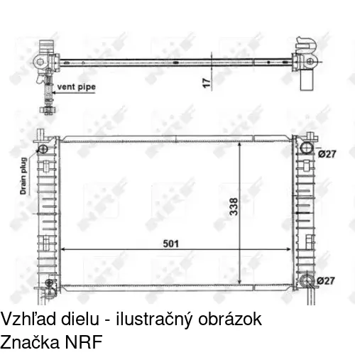 Chladiče vody POLCAR 321208-3