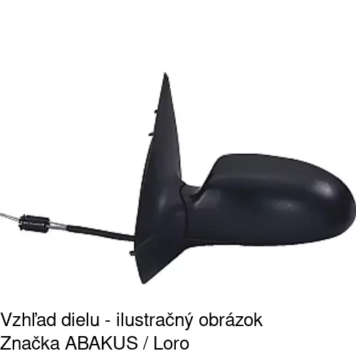 Vonkajšie zrkadlo 3212515M /POLCAR/ - obr. 3