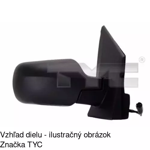 Vonkajšie zrkadlo POLCAR 3212524E