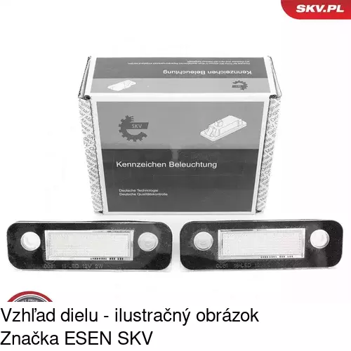 Svetlo na osvetlenie evidenčného čísla 3212957 /POLCAR/ - obr. 5