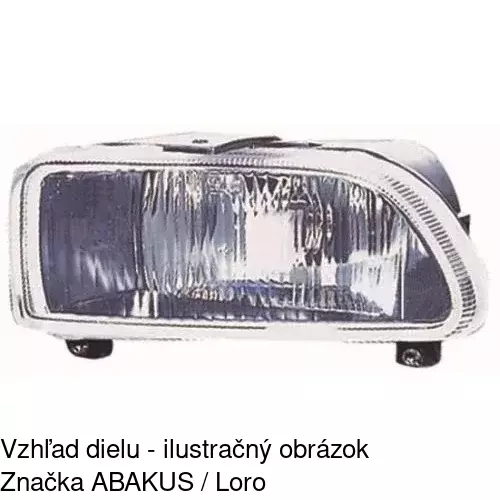 Hmlové svetlo - predné 3216290E /POLCAR/ - obr. 1