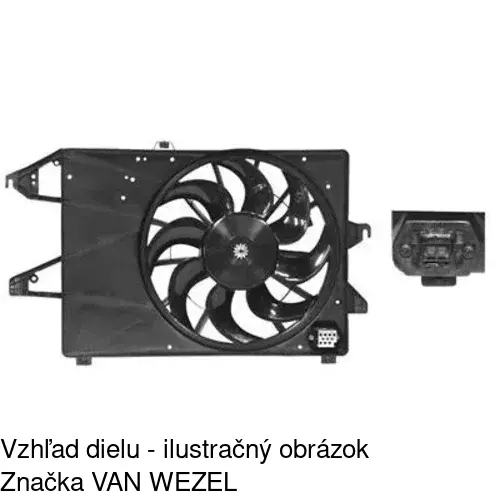 Ventilátory chladičov 321823W1 /POLCAR/ - obr. 3