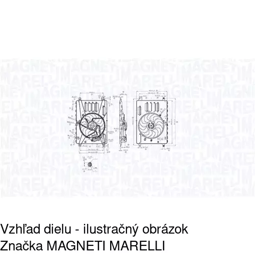 Ventilátory chladičov 321923W1-1 /POLCAR/ - obr. 2