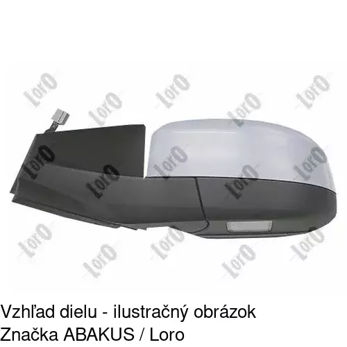Vonkajšie zrkadlo 3219518S /POLCAR/ - obr. 3