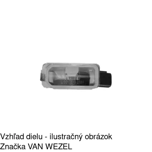 Svetlo na osvetlenie evidenčného čísla 3219959R /POLCAR/ - obr. 5