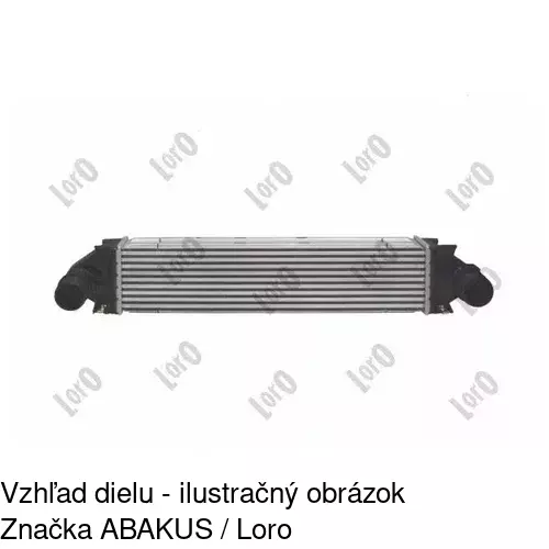 Chladiče vzduchu (Intercoolery) 3219J81X /POLCAR/ - obr. 3