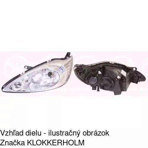 Hlavný reflektor 323309-E /POLCAR/ - obr. 2