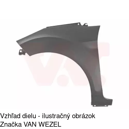 Predný blatník 323801 /POLCAR/ - obr. 5