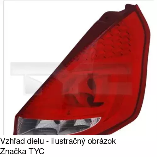 Zadné svetlo POLCAR 3238870E