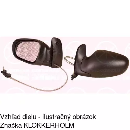 Vonkajšie zrkadlo 3241511M /POLCAR/ - obr. 2
