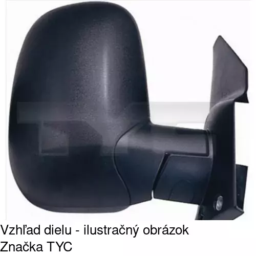 Vonkajšie zrkadlo 3246523E /POLCAR/