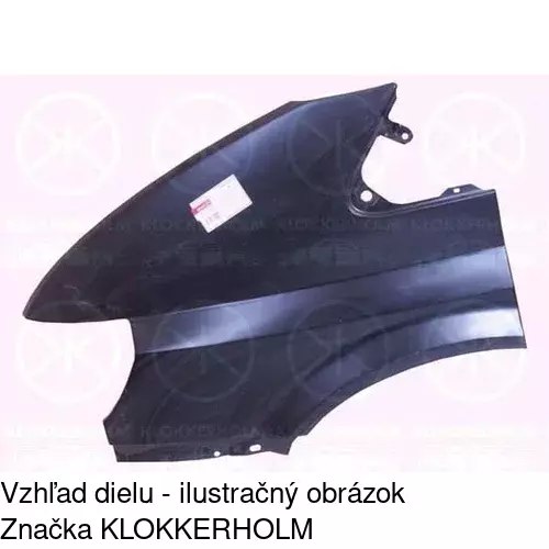Predný blatník POLCAR 324702