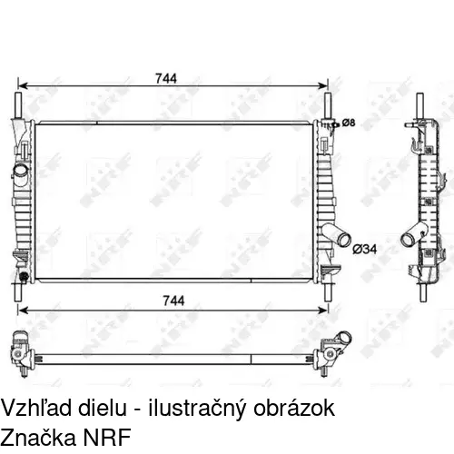 Chladiče vody POLCAR 3247084K