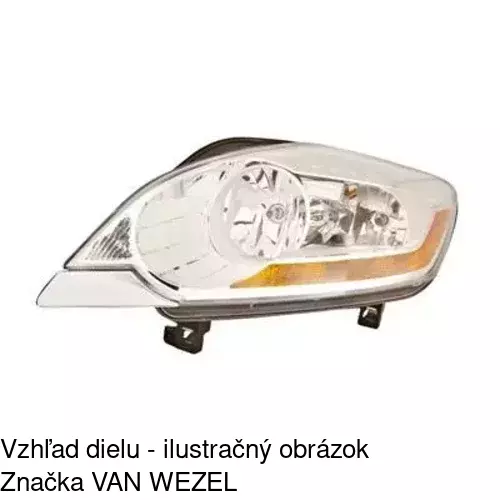 Hlavný reflektor 325209-E /POLCAR/ - obr. 3
