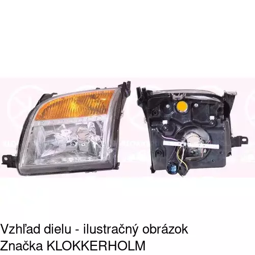 Hlavný reflektor 325810-E /POLCAR/ - obr. 1