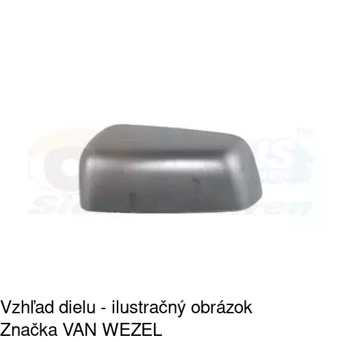 Vonkajšie zrkadlo 3259514S /POLCAR/ - obr. 3
