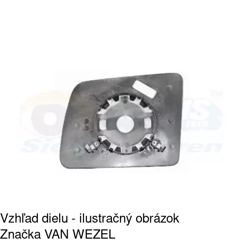 Rám vonkajšieho zrkadla 325955TM /POLCAR/ - obr. 1