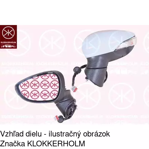 Vonkajšie zrkadlo 32B1524M /POLCAR/ - obr. 1