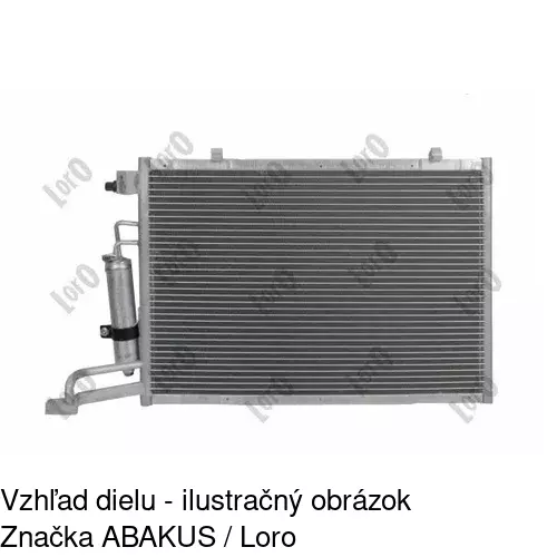 Chladiče klimatizácie 32B1K8C2S /POLCAR/ - obr. 2