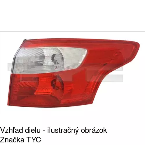 Zadné svetlo POLCAR 32C1884T